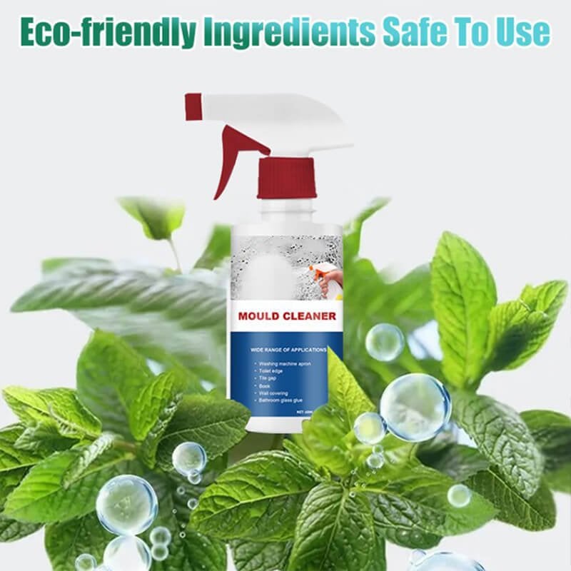 High-efficiency spray cleaning agent for decontamination and mildew removal