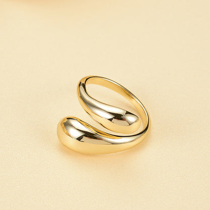 Fashion Simple Trend Advanced Photosensitive Surface Design Elegant Temperament Small Exquisite High Quality S925 Silver Ring