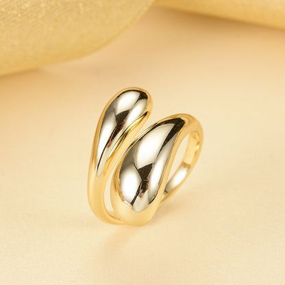 Fashion Simple Trend Advanced Photosensitive Surface Design Elegant Temperament Small Exquisite High Quality S925 Silver Ring